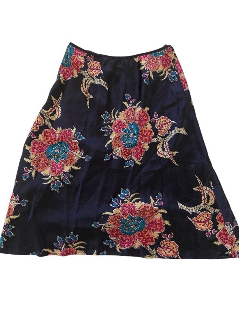 Ticci Tonetto 100% silk slip skirt size M